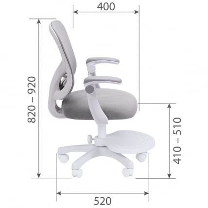 Детское кресло CHAIRMAN KIDS CH106 Серый_4