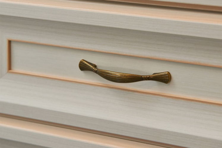 Комплект мебели для спальни Марлен №5 Кремовый белый Патина_4