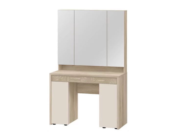 Надстройка с зеркалом Кашемир 900.16 Дуб Кронберг_2