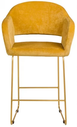Стул барный Oscar (Б) Желт/ЛинкЗолот_1