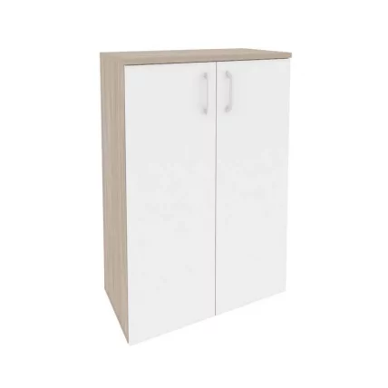Шкаф средний широкий (2 средних фасада ЛДСП) ONIX O.ST-2.3 Дуб Аттик/Белый_0