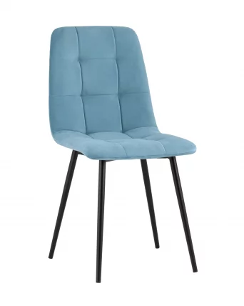 Стул Oliver велюр Пыльно-голубой_0
