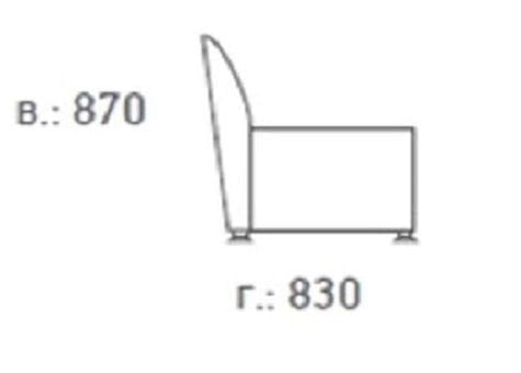 Euroforma Европа 3-х местный диван Ecotex 3011 (бордовый)_77700_2