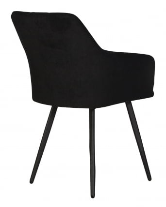 Стул обеденный DOBRIN ROBY велюр Catania Black_3