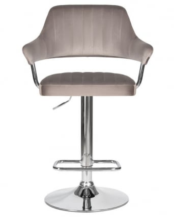 Стул барный DOBRIN CHARLY (серый велюр (MJ9-75)) 2 шт_6