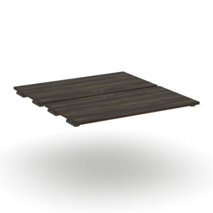 Двойной стол-приставка к двум опорным тумбам/шкафам CONCEPT CN.DSPR-006 Дуб Мали Антрацит_0