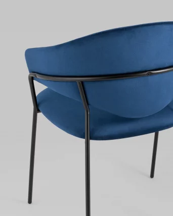 Стул Алексис велюр Синий_6