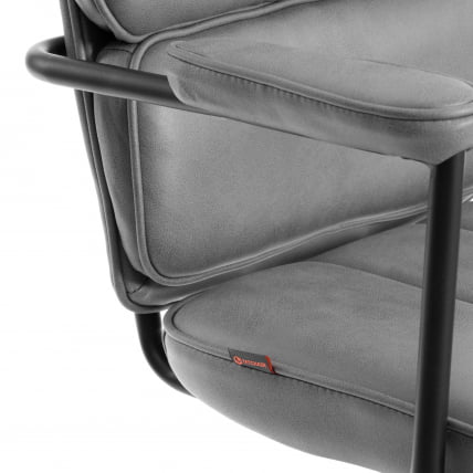 Кресло ALPHA иск. замша, Grey (Cерый)_6