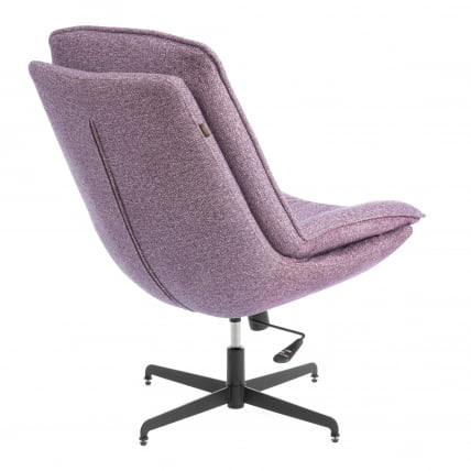 Кресло лаунж Cosmo велюр/букле, VT shape wood rose_2