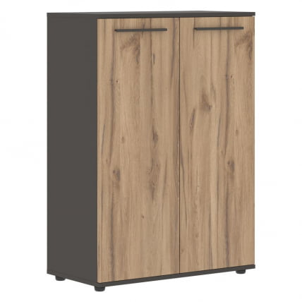 Шкаф с глухими средними дверьми EDIS EMCS 85.1 Дуб Денвер светлый Мокко Мокко_0