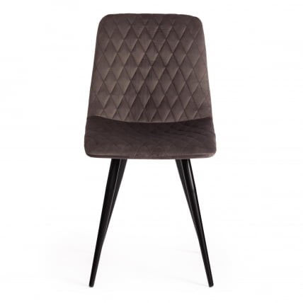 Стул CHILLY X (mod. 7096-1) ткань/металл, 45x53х88 см, высота до сиденья 50 см, темно-серый barkhat 14/черный_4