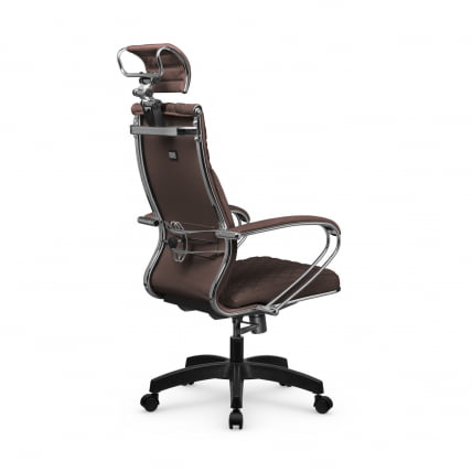 Кресло руководителя Metta L 2c 44C/K116 Infinity Easy Clean (MPES) Комплект 4 Темно-коричневое_3