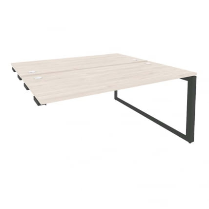 Стол-приставка двойной на О-образном м/к к опорым элем. ONIX O.MO-D.SPR-4.7 Денвер Светлый/Антрацит_0