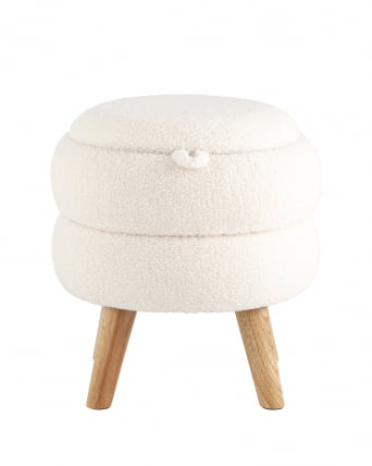 Пуф с ящиком Винни S Тедди белый_4