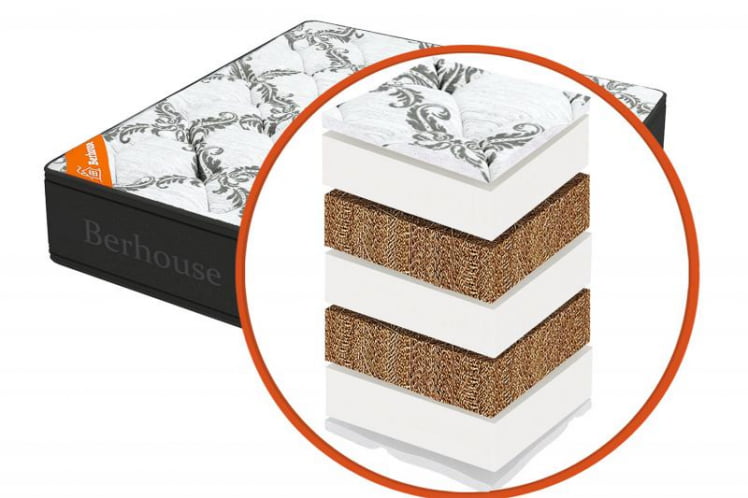 Матрас Imperial Suite холкон-кокос Gray Night (Berhouse) Размер: 1600х2000 мм _0