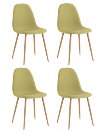 Комплект из четырех стульев Валенсия СН салатовый 4 шт / SN_0