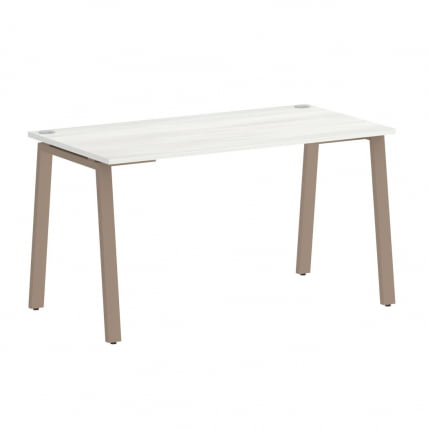 Стол письменный HOME OFFICE VR.SP-3-138.A Белый Бриллиант/Мокко металл_0