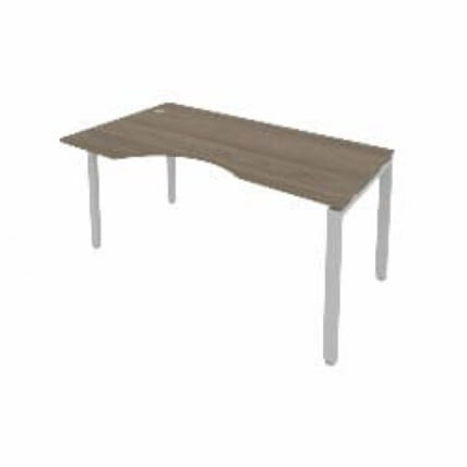 Стол письменный METAL SYSTEM Б.СА-1 Л Вяз/Серый_0