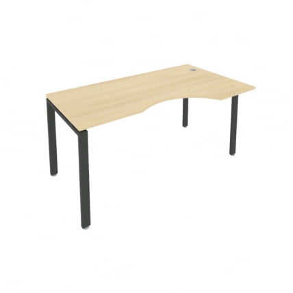 Стол письменный METAL SYSTEM Б.СА-1 Пр Акация/Антрацит_0