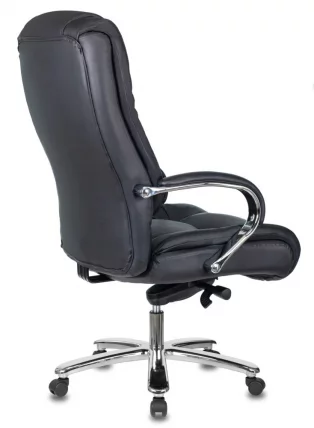 Кресло руководителя Бюрократ T-9925SL кожа Черный_3