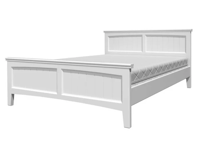 Кровать из массива Грация 4 200х160 Белый Античный_0