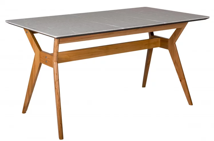 Стол Нарвик раскладной 140-180 БУК-Мрамор Бьянко_0