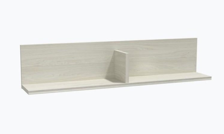 Полка навесная Лиана 45.18 Ясень анкор светлый_0