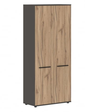 Шкаф с глухими дверьми ЕДИС ЕХCС 85.1 Дуб Денвер светлый Черный Мокко / EDIS EHCS_0