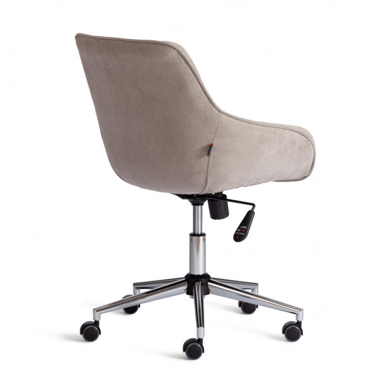 Кресло DUBLIN хром вельвет, серый_2