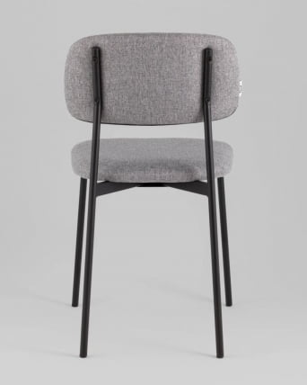 Стул Майло рогожка серый_3