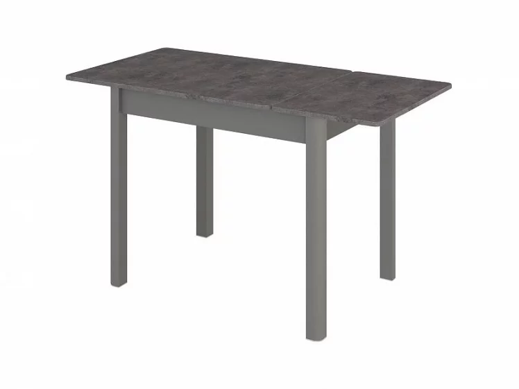 Стол обеденный раскладной Орфей 44 Антрацит-Оникс_1