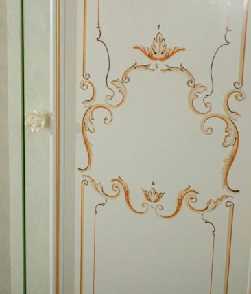 Шкаф трехстворчатый с зеркалом Луиза ЛД 665.074.000 Алебастр_5