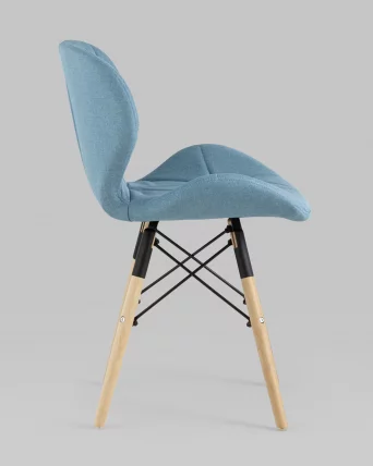 Стул Бон рогожка Голубой_2