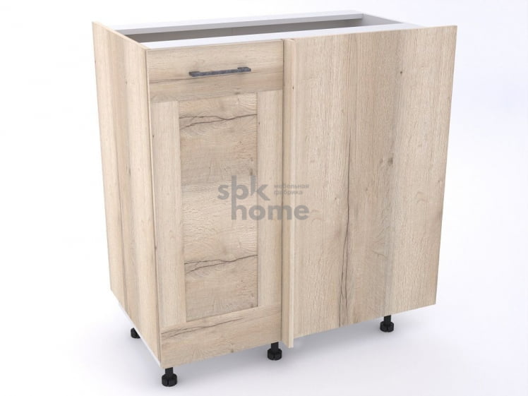 Стол угловой 960 СУ-100 левый , Дублин (900*470*1060) Дуб галифакс белый, 21627 _0