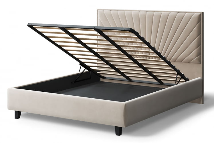 Кровать Леона, 2000x1600мм, бежевый_3