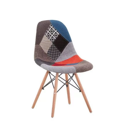 Стул кухонный Eames SC-005 ткань цветная_0