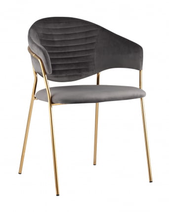 Стул мягкий Эвита Серый_0