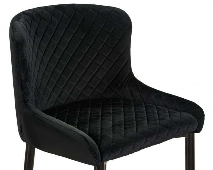 Стул полубарный DOBRIN CHRISTIAN 65 черный велюр V108-77_6