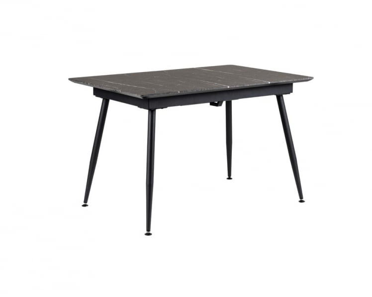 Стол Месси раздвиж. 140-180 Темный мрамор/Бабочка_0