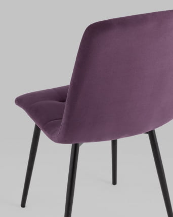 Стул Oliver велюр Фиолетовый_3