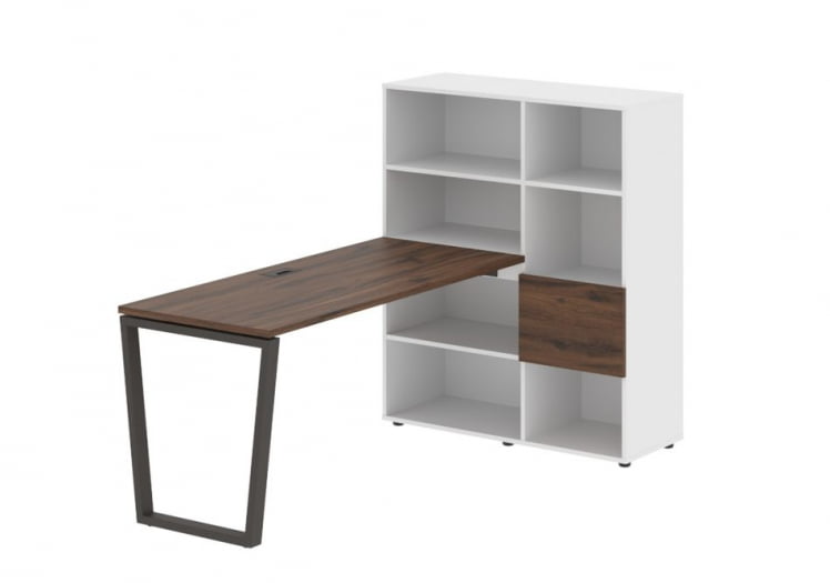 Рабочая станция EDIS EVRST 1115 Дуб Денвер темный Мокко Белый_0