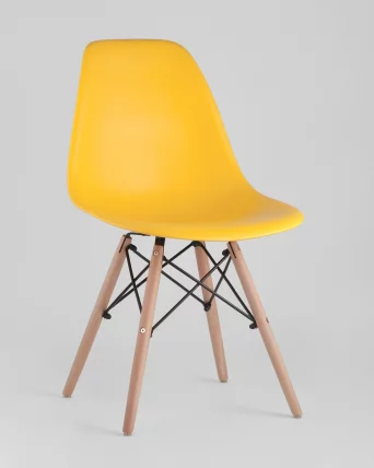 Стул Еамес ДСВ 4 шт. Желтый / Eames DSW_1