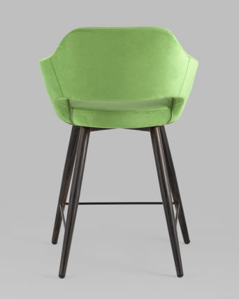 Стул полубарный Саймон ПЛ велюр Травяной_4