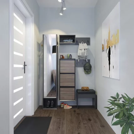 Полка навесная Флекс ЛД 135.070.000 Оникс Серый_1