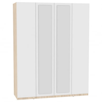 Шкаф распашный R-230х180х45-1-PO-M(ДСС-Белый)_0