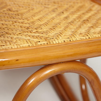 Кресло-качалка MILANO (разборная) / без подушки / ротанг top quality, 58x136x103 см, Cognac (коньяк)_12