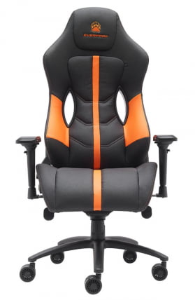 Кресло геймерское Everprof Jaguar Экокожа Оранжевый_2