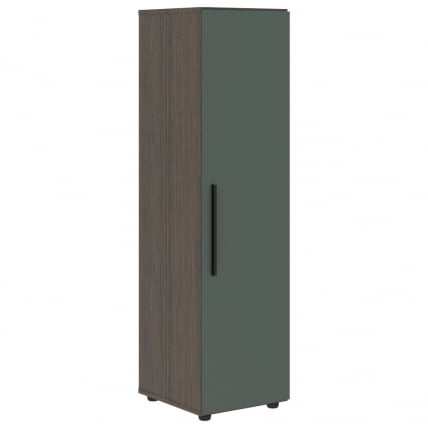 Шкаф-колонка с глухой средней дверью (правый) VELION VMCS 40.1 R Нефрит Дуб Сильвер_0