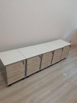 Тумба подкатная IMAGO ТМ-3.А Клен Металлик_9