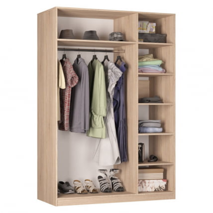 Шкаф распашный R-198х135х60-1-PO-M(ЯШС)_1